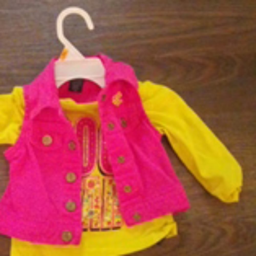 Long sleeve shirt with vest